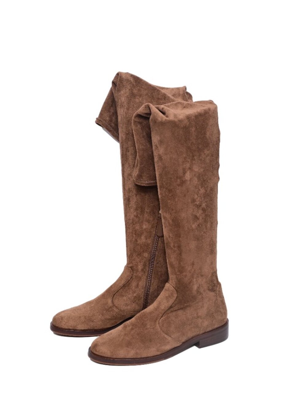 ANTONIO MELANI “Leenna” Brown Suede Over the Knee Boots. Women’s Size 7 M - Picture 4 of 16